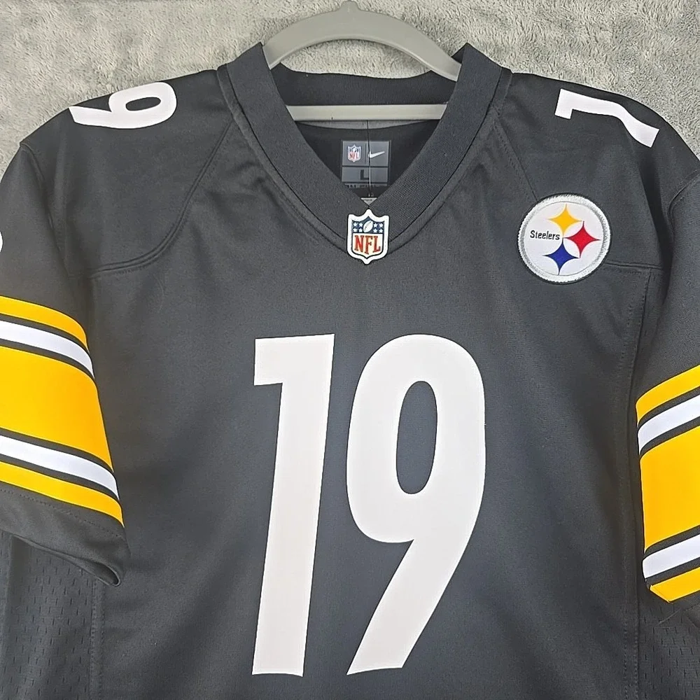 2015 Pittsburgh Steelers Juju Smith-Schuster #19 NFL Black Jersey Nike‎ Youth L